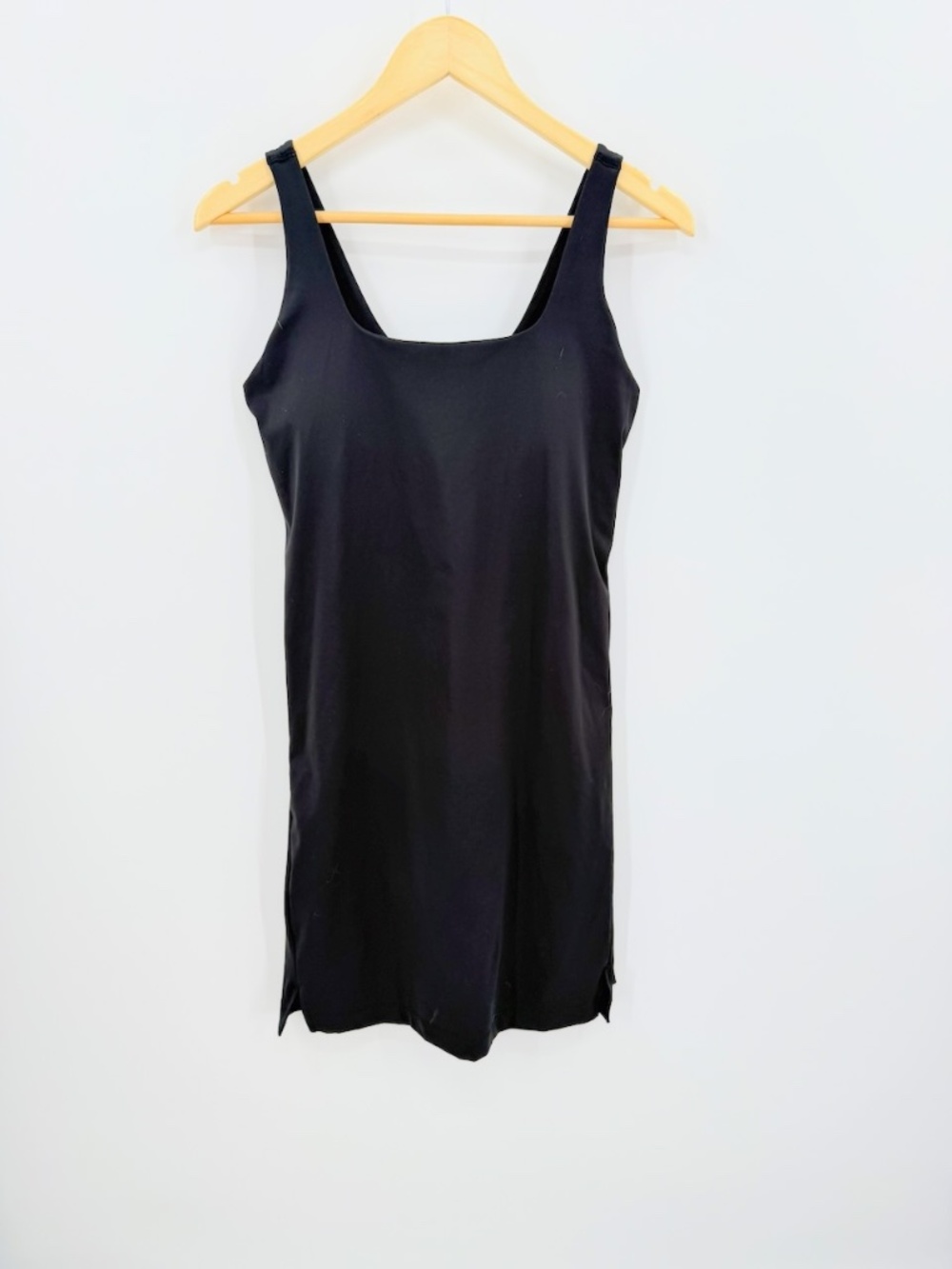 Old Navy Active Powersoft Athletic Dress Black Size M Built In Bra Shorts Tennis